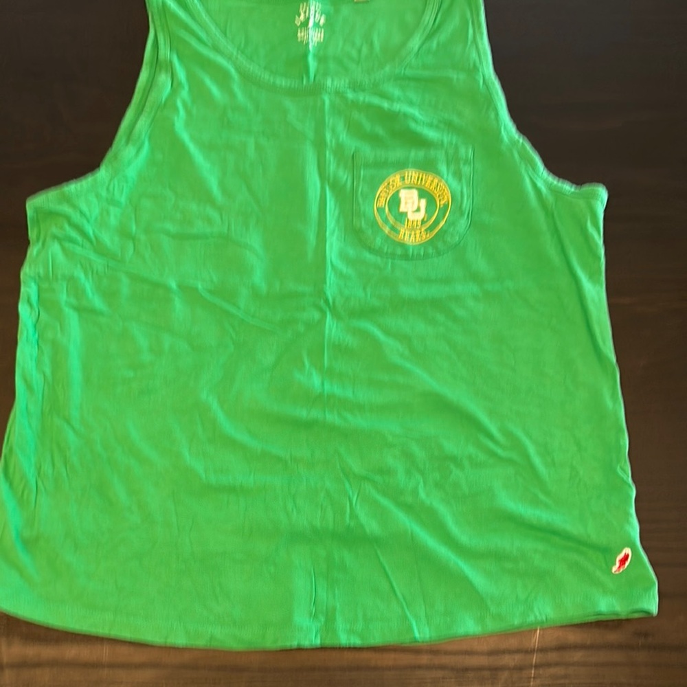 League Green Athletic Tank Top